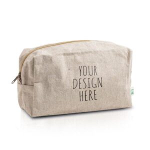 Bolsa em tecido de cânhamo 26x15,5x10cm Personalizado