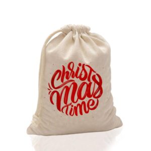 Saco de Algodão 180g com atilhos Personalizado 32x40cm