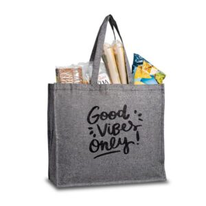 Saco em algodão reciclado Personalizado 49x40cm